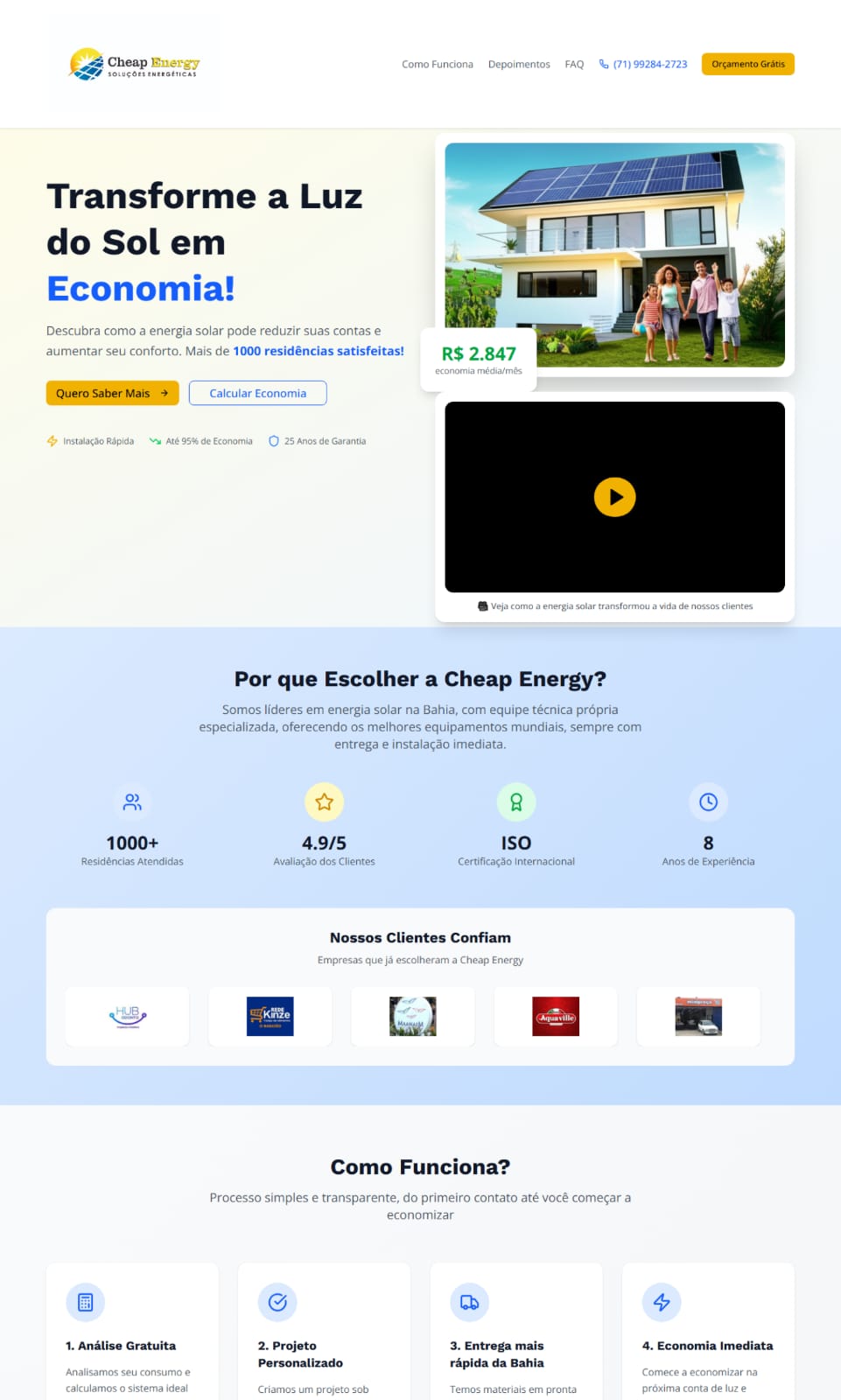 Energia Solar - Cheap Energy